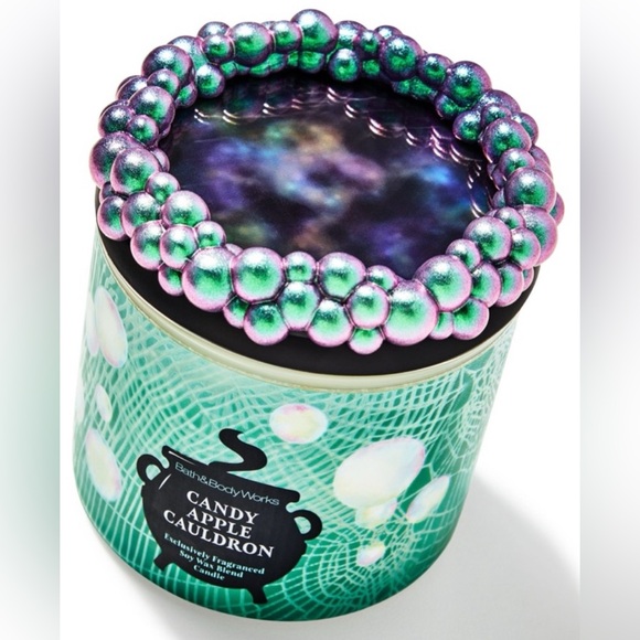 Bath & Body Works Other - NEW B&BW Candy Apple Cauldron Candle/Bubble Lid